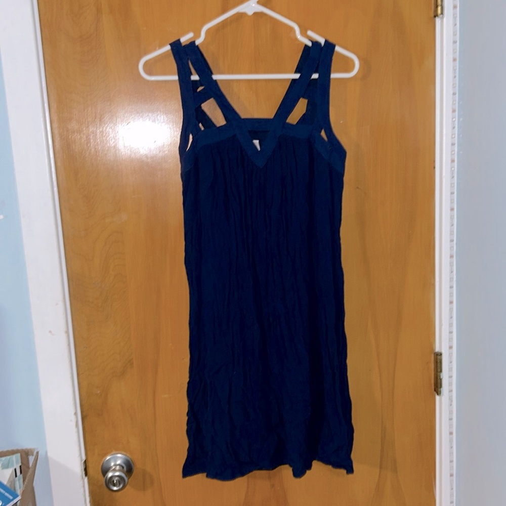 Blue tank top dress